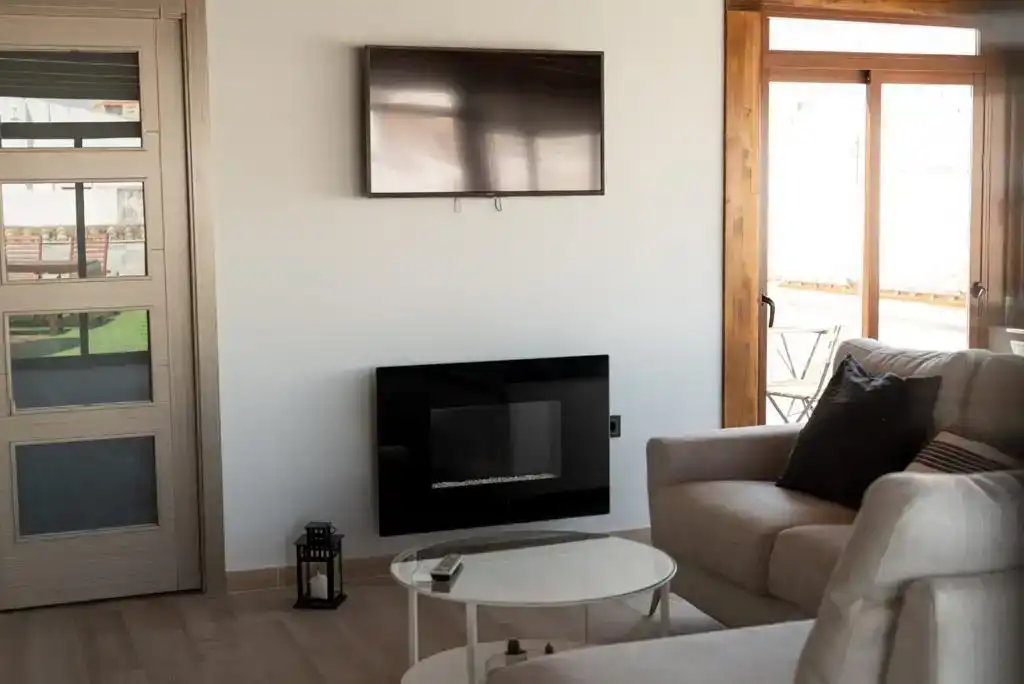 Wohnzimmer von Dachboden zur Miete in Jerez de la Frontera mit Klimaanlage und Balkon