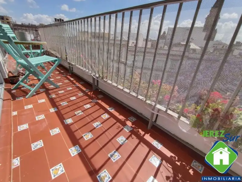Terrace of Flat for rent in Jerez de la Frontera  with Air Conditioner, Heating and Terrace