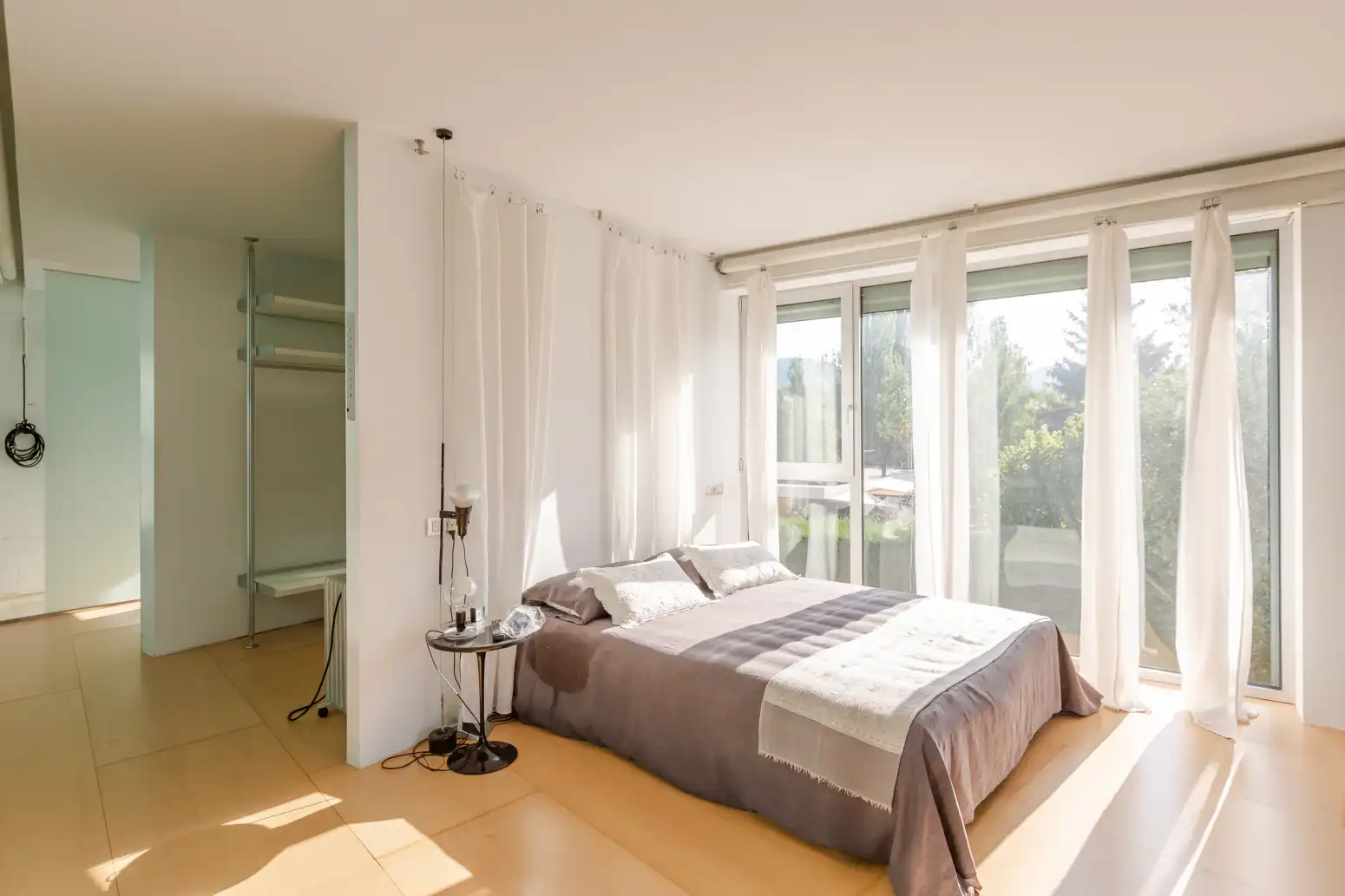 Schlafzimmer von Haus oder Chalet zur Miete in Valle de Egüés / Eguesibar mit Klimaanlage, Heizung und Privatgarten