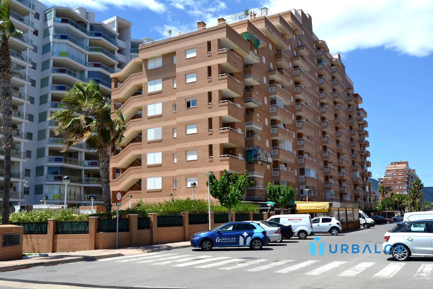 Vista exterior de Apartamento en venta en Oropesa del Mar / Orpesa con Aire acondicionado, Terraza y Amueblado