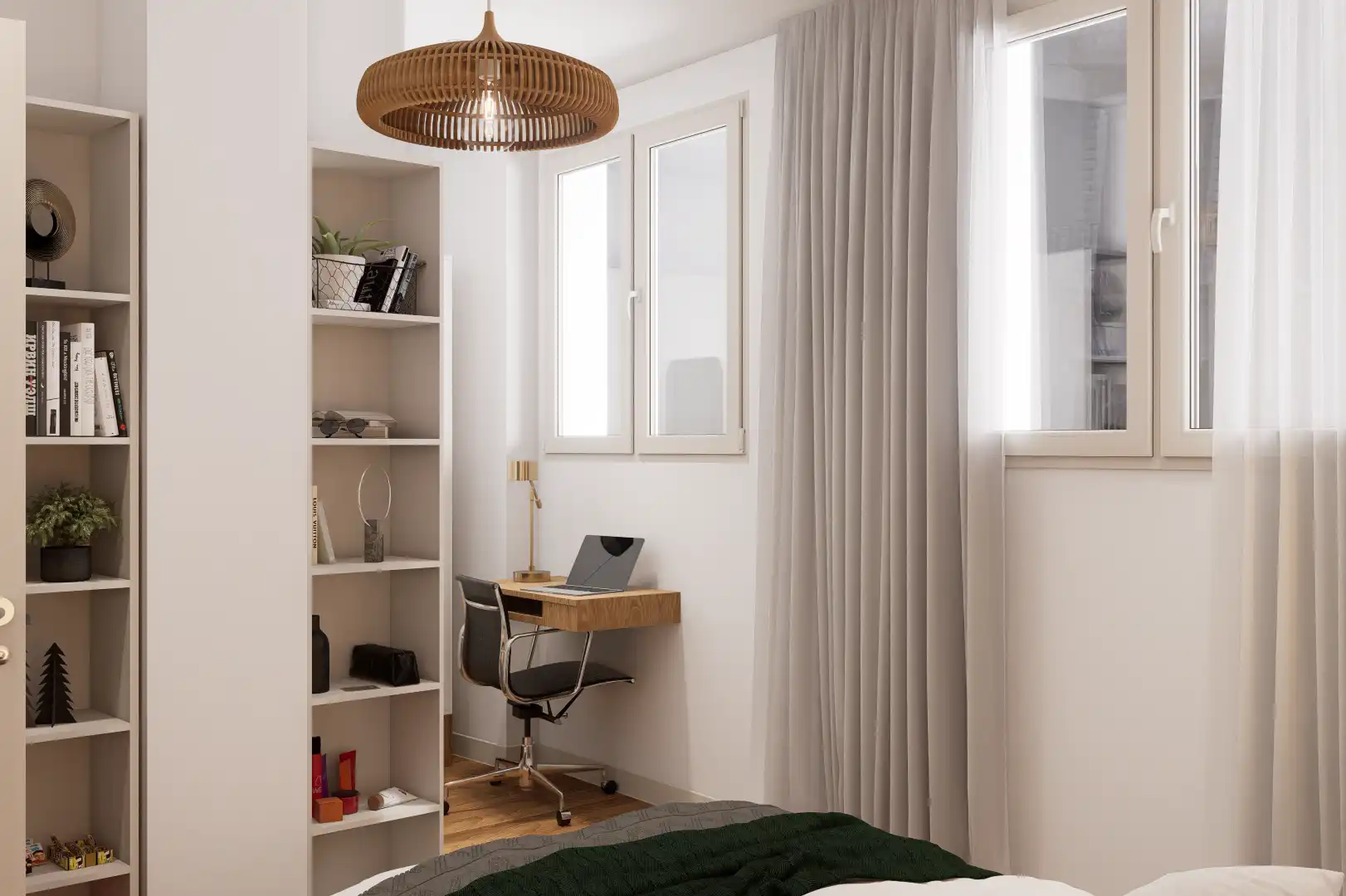 Bedroom of Flat for sale in Granada  with Air Conditioner and Heating