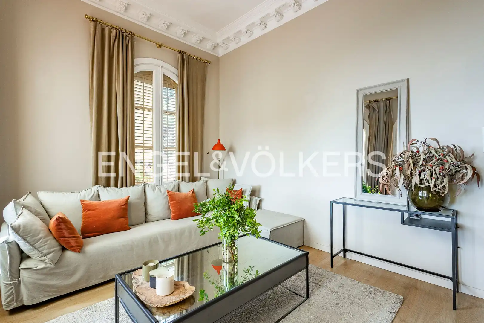 Sala de estar de Piso en venta en Barcelona con Calefacción y Terraza