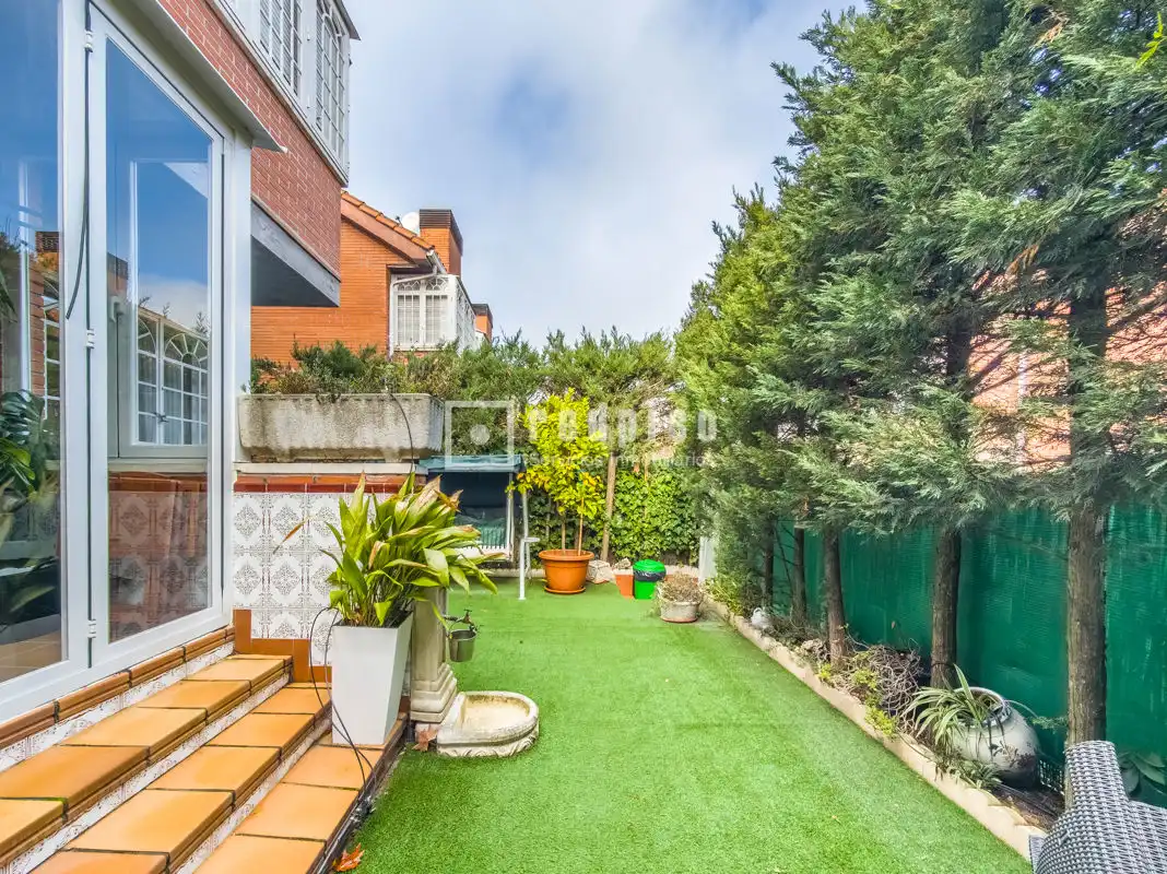 Jardín de Casa o chalet en venta en Alcorcón con Aire acondicionado, Calefacción y Jardín privado