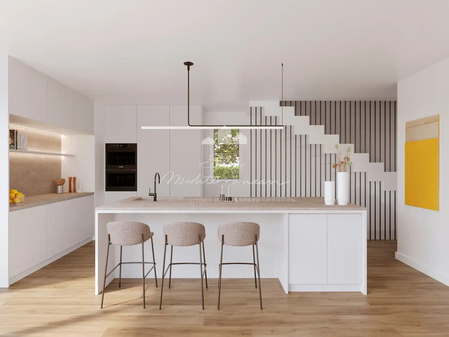 Cocina de Casa o chalet en venta en Sitges con Aire acondicionado, Jardín privado y Terraza
