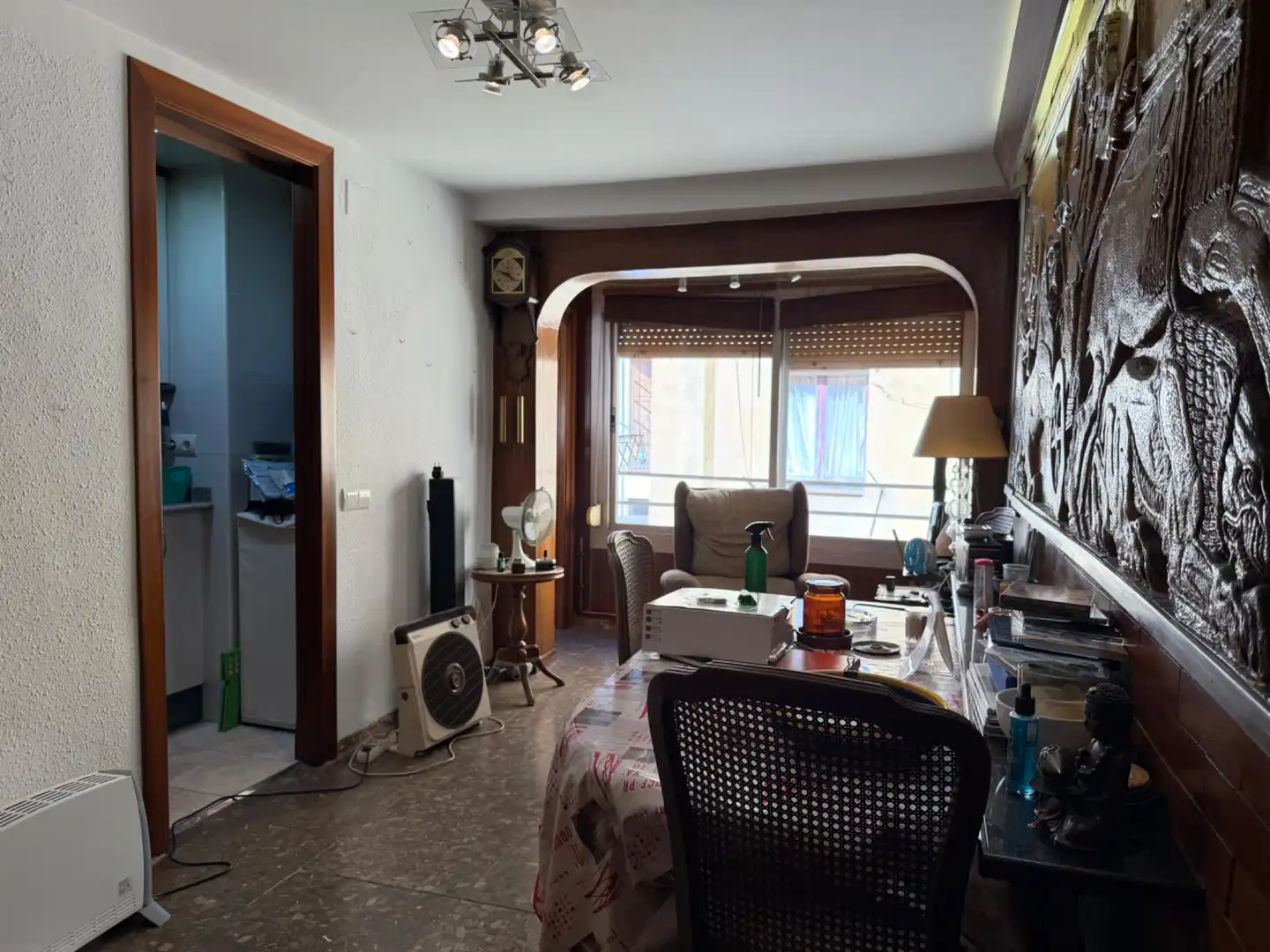 Sala de estar de Piso en venta en Barcelona con Horno y Balcón