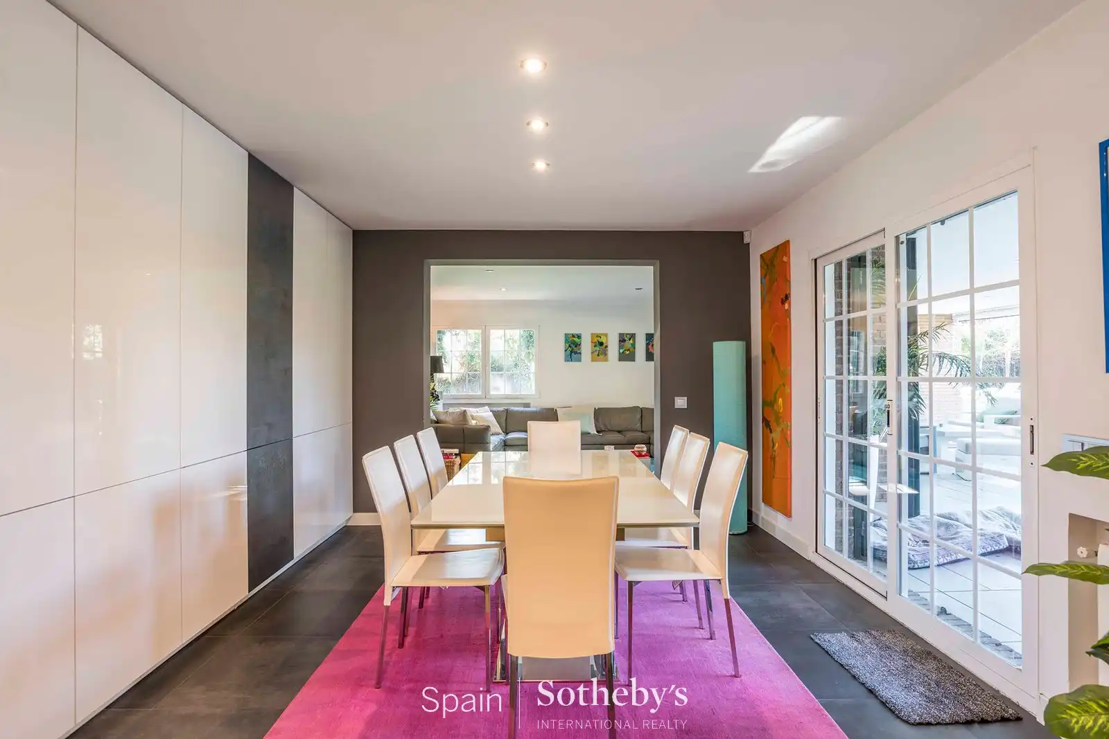 Dining room of Houses for sale in La Moraleja  with Air Conditioner, Heating and Private garden