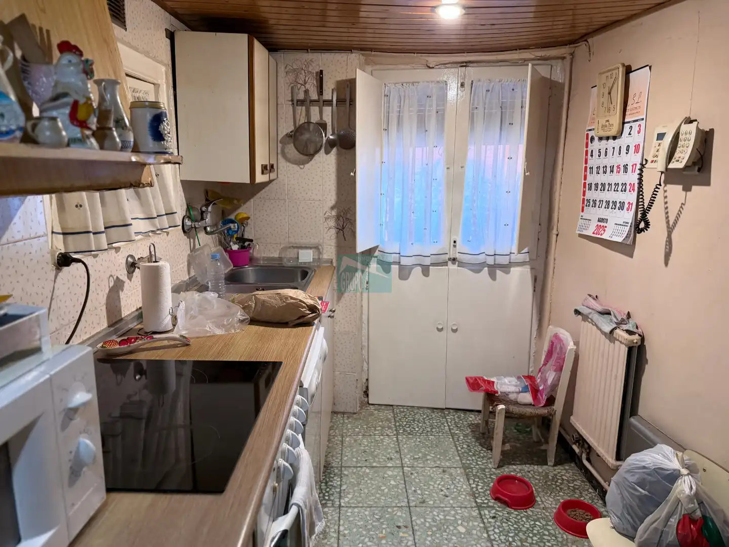 Cuina de Casa o xalet en venda en Mallén amb Calefacció, Terrassa i Traster