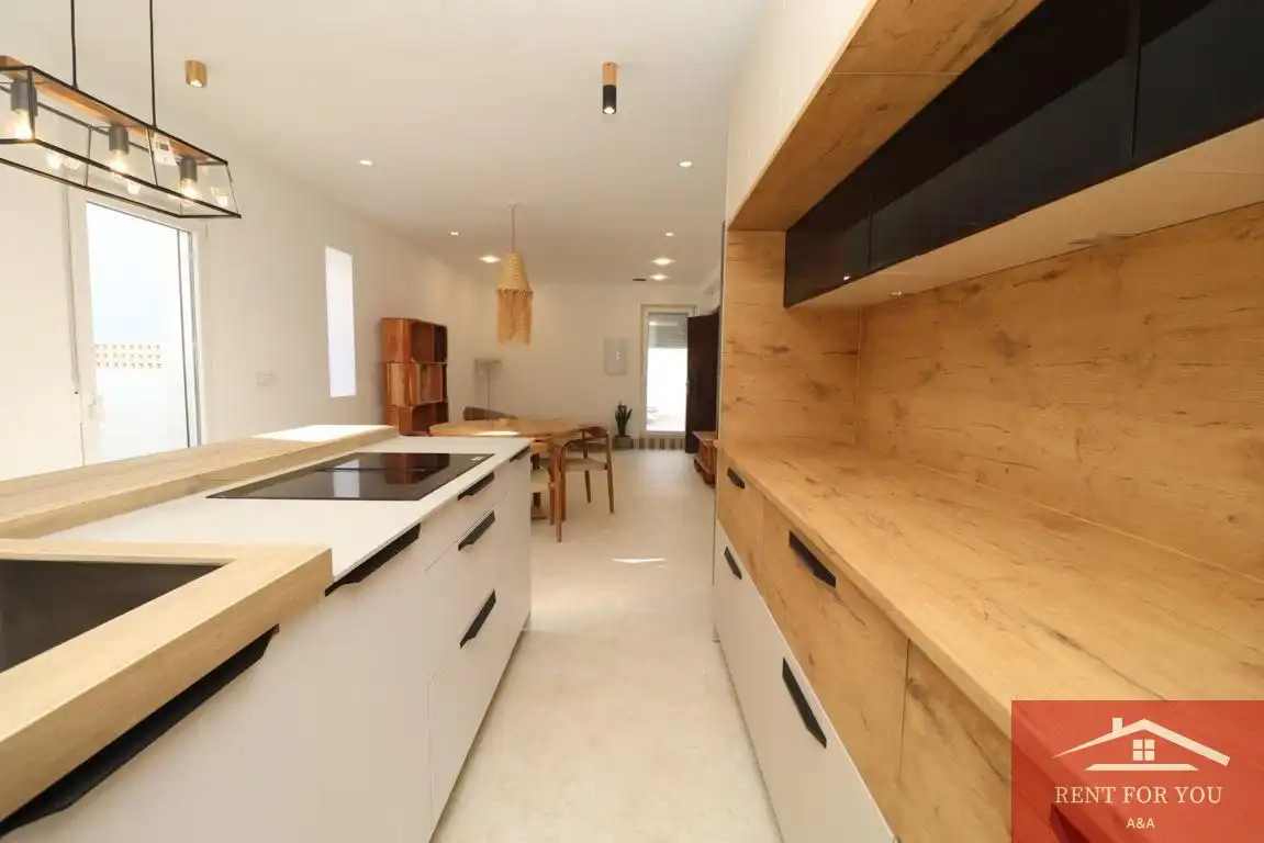 Cocina de Piso de alquiler en Alhaurín El Grande con Aire acondicionado, Terraza y Amueblado