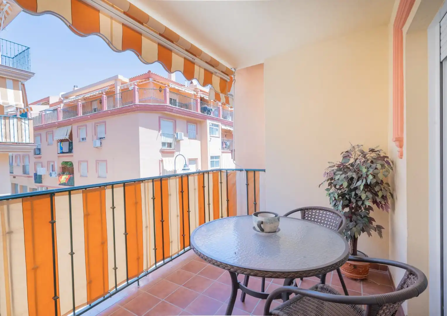 Terrassa de Apartament en venda en Mijas amb Aire condicionat, Terrassa i Moblat