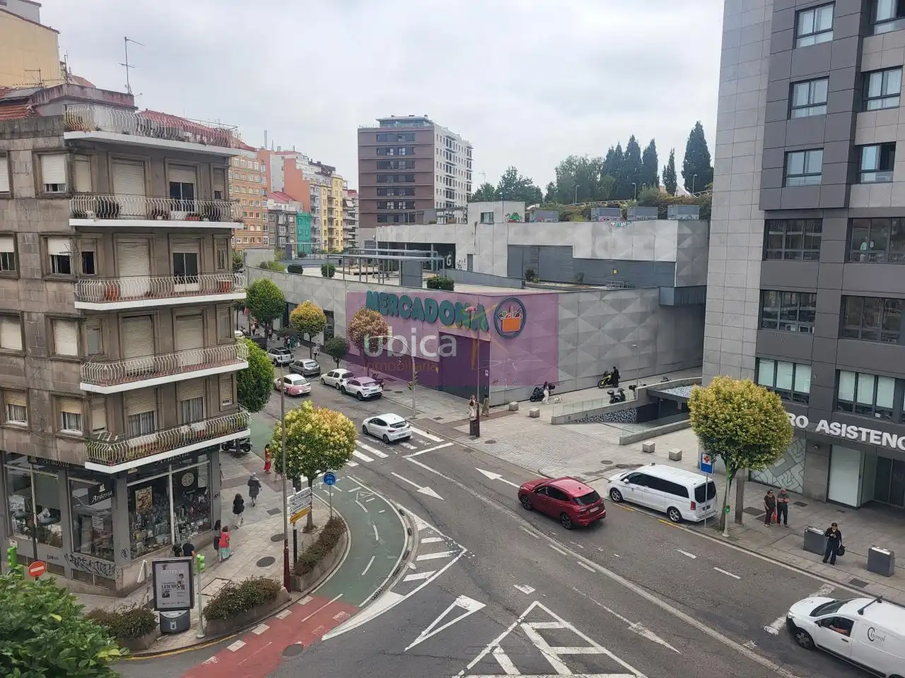 Exterior view of Flat for sale in Vigo   with Heating, Parquet flooring and Terrace