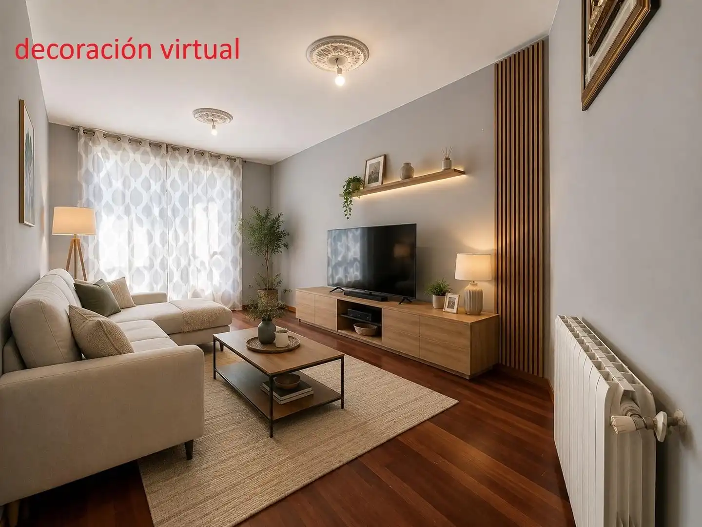 Sala de estar de Piso en venta en Boiro con Calefacción y Trastero