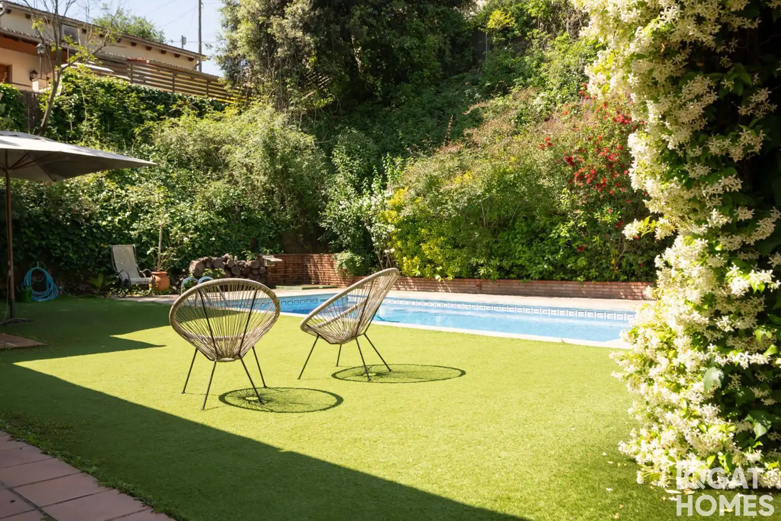 Terrace of Houses for sale in Sant Cugat del Vallès  with Heating, Terrace and Storage room