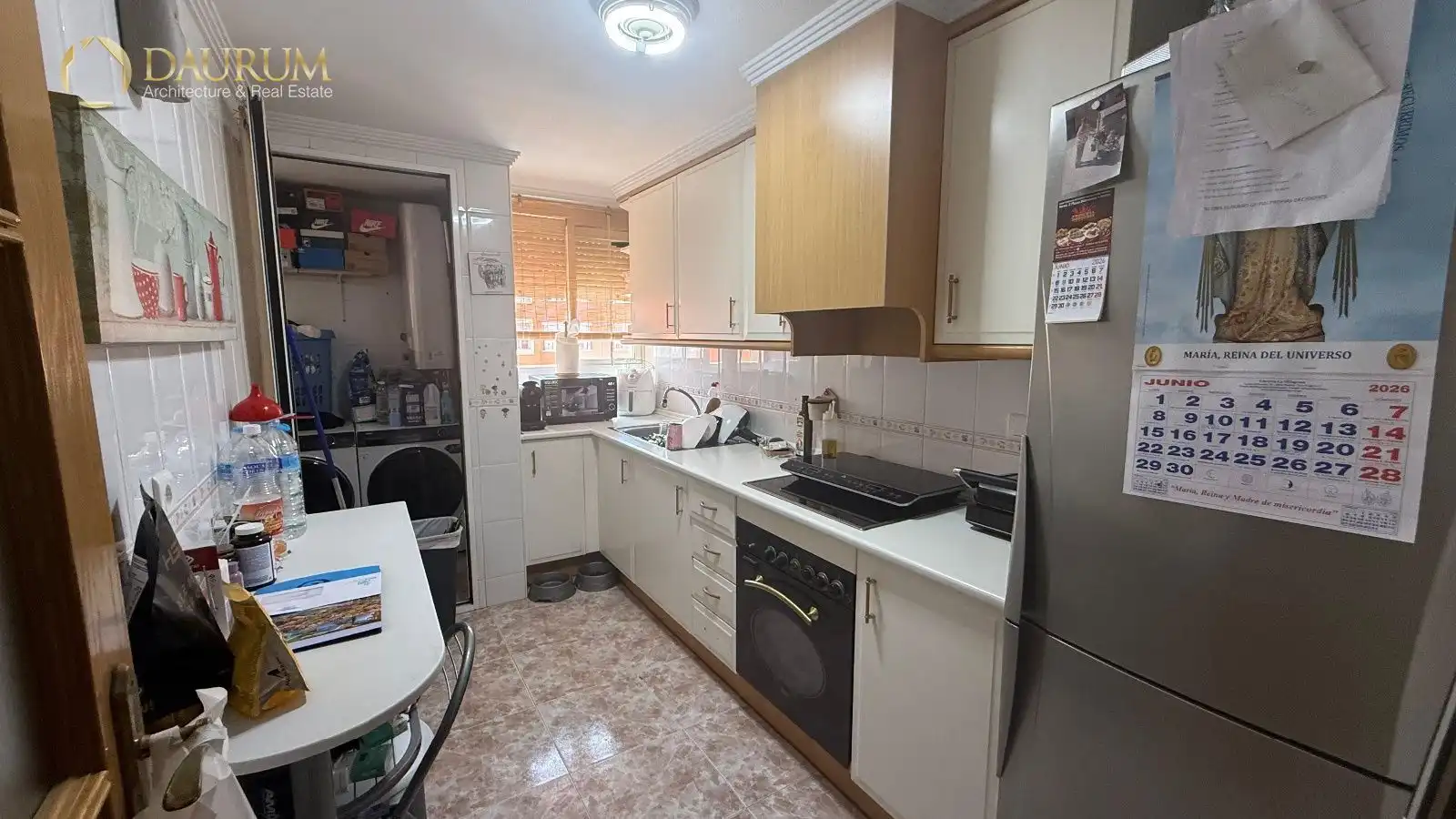 Küche von Wohnung zum Verkauf in Alicante / Alacant mit Klimaanlage, Heizung und Abstellraum