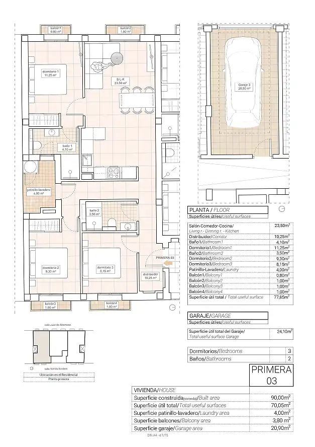 Apartament amb terrassa en venda a Hondón de las Nieves / El Fondó de les Neus, imagen 11