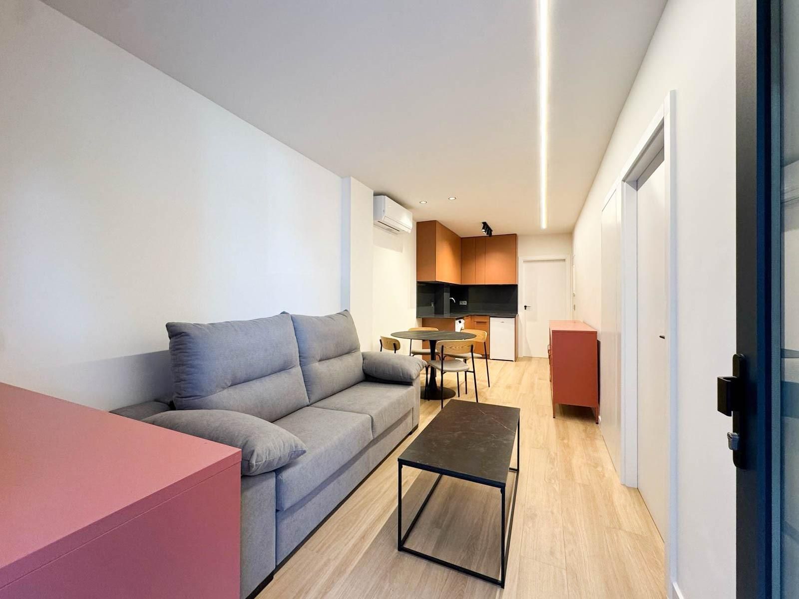Sala de estar de Piso de alquiler en Elche / Elx con Aire acondicionado y Calefacción