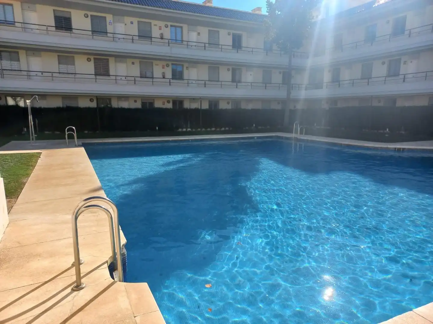 Swimming pool of Apartments for sale in Fuengirola  with Air Conditioner, Private garden and Terrace