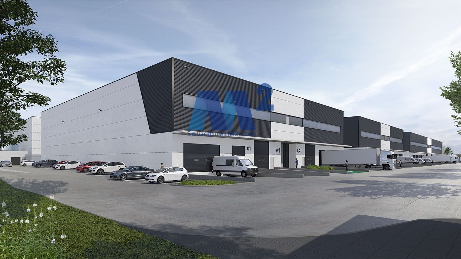 Exterior view of Industrial buildings to rent in  Madrid Capital