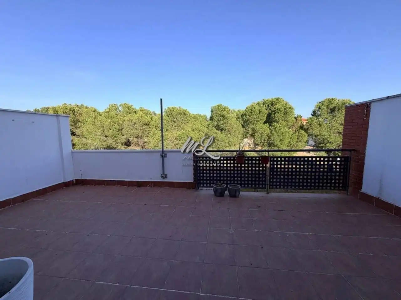 Terraza de Casa adosada en venta en Santa Cruz del Retamar con Aire acondicionado, Calefacción y Jardín privado