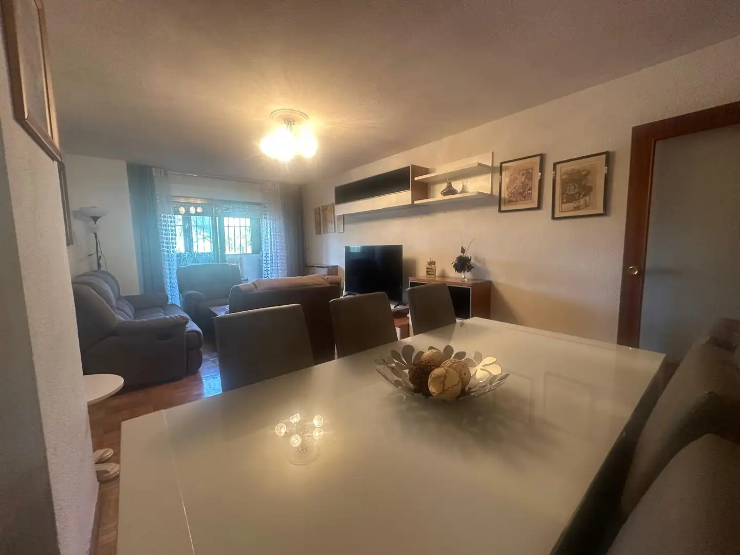 Dining room of Flat for sale in Madrid  with Heating, Terrace and Furnished