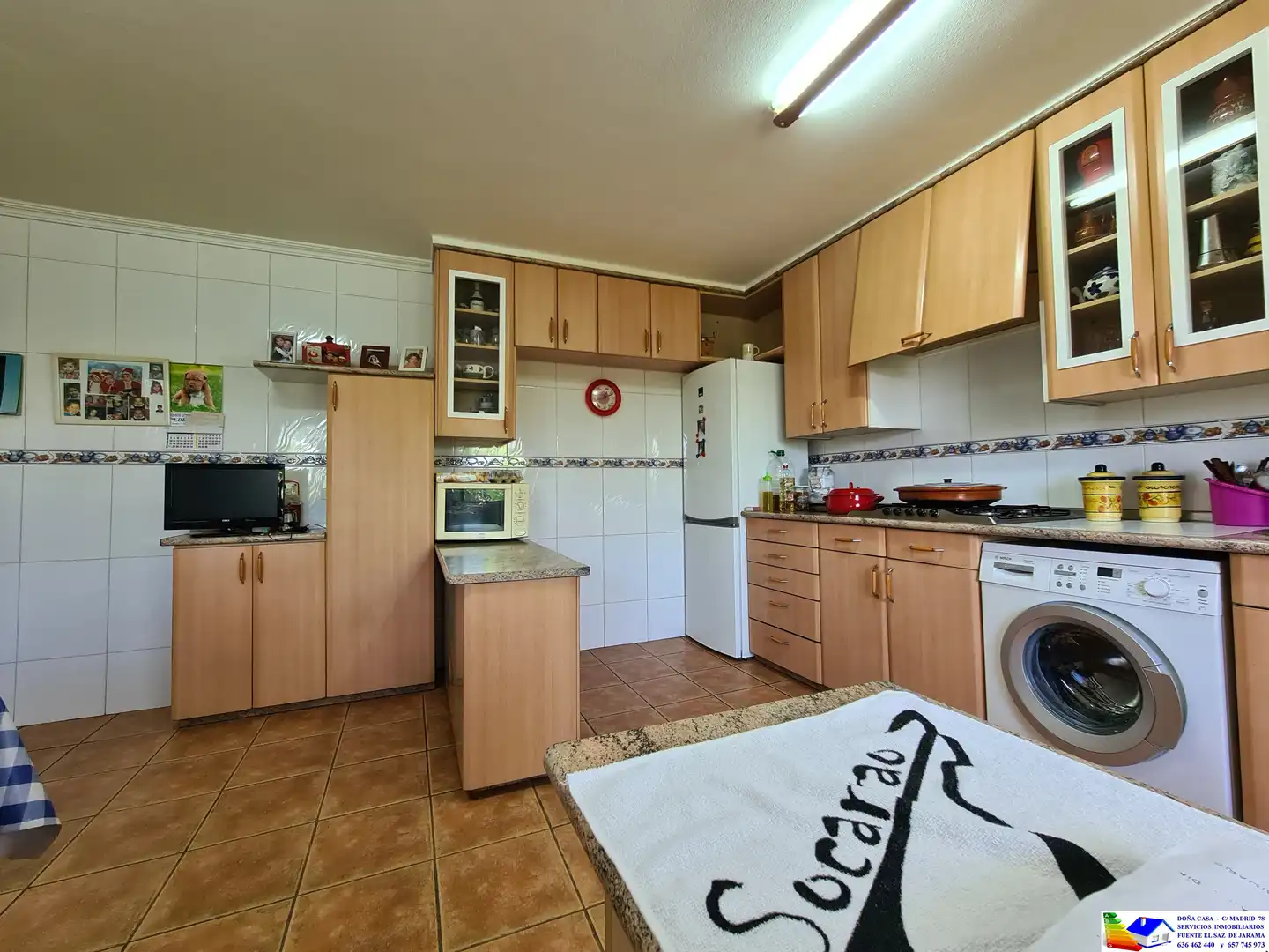 Cocina de Casa o chalet en venta en Fuente El Saz de Jarama con Aire acondicionado, Calefacción y Jardín privado
