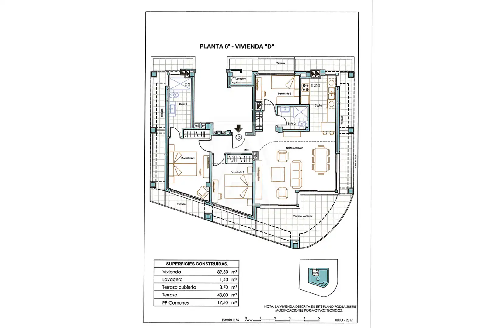 Appartement compact avec piscine à vendre à Playa Arenal - Bol, imagen 41