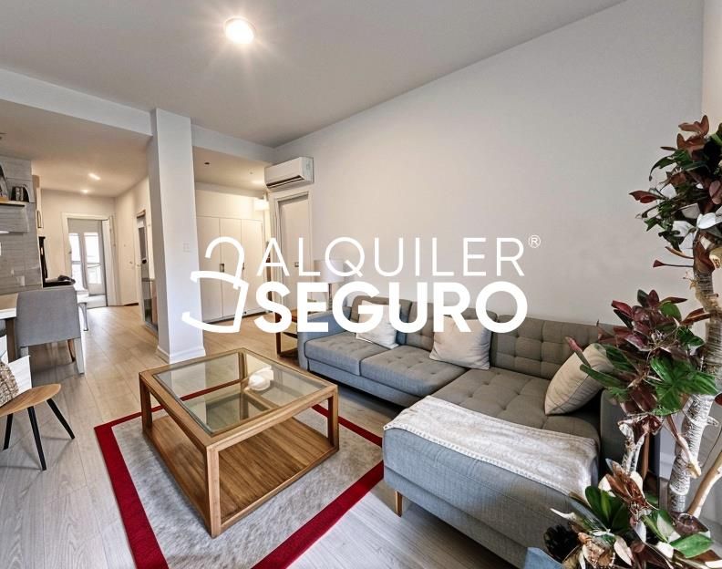 Living room of Flat to rent in  Madrid Capital  with Air Conditioner, Heating and Terrace
