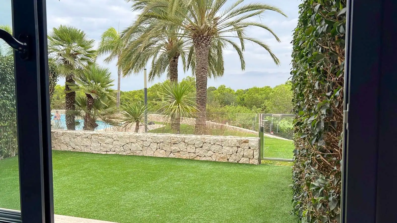 Garten von Wohnung zur Miete in Pilar de la Horadada mit Klimaanlage, Heizung und Privatgarten