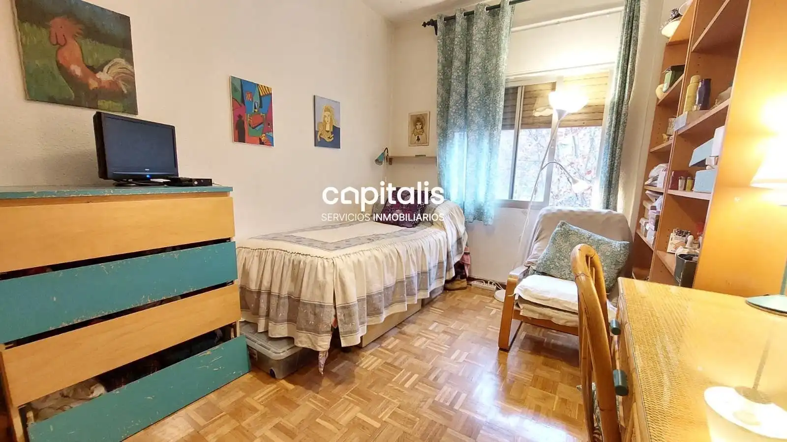 Schlafzimmer von Wohnung zum Verkauf in Madrid mit Klimaanlage, Heizung und Abstellraum