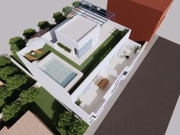 Baixos d'obra nova amb piscina en venda a Calle Magallanes