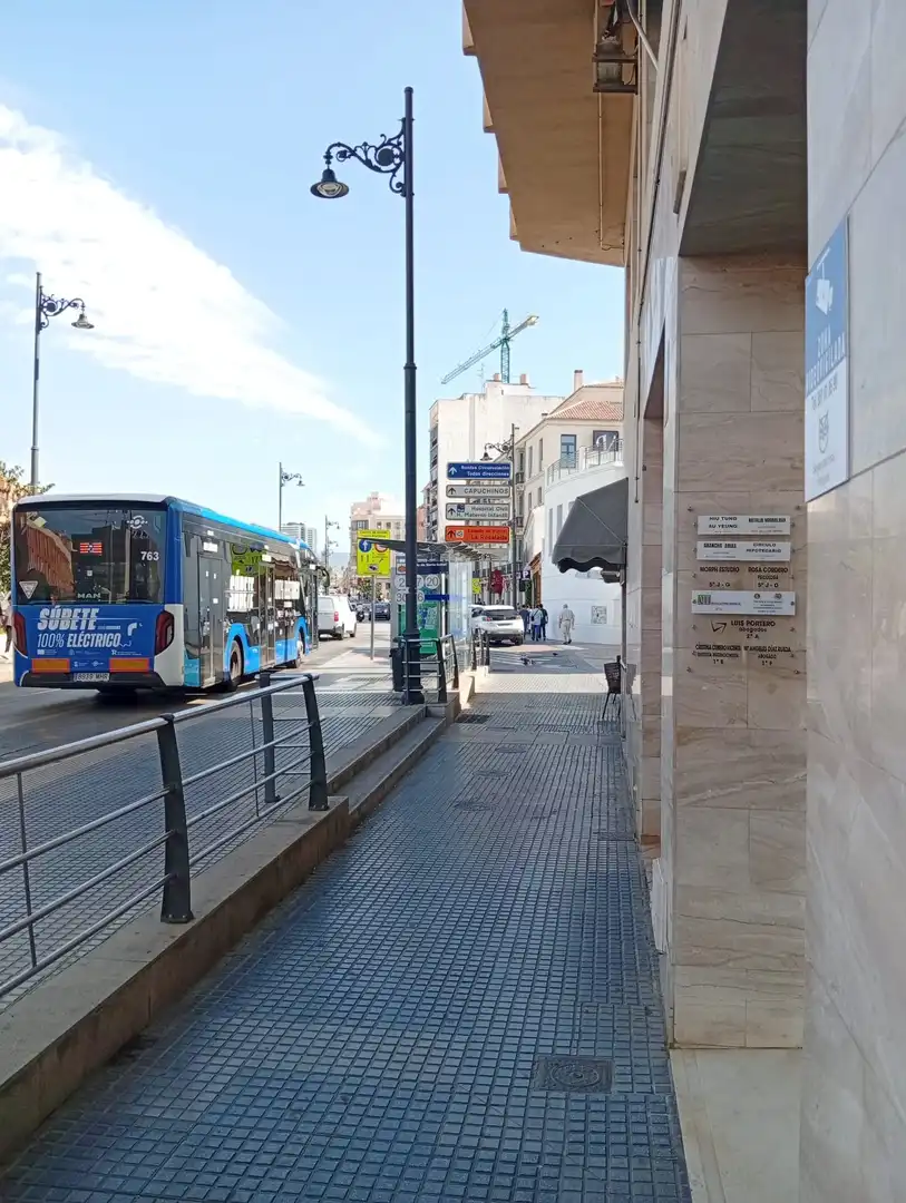 Exterior view of Flat for rent in Málaga  with Air Conditioner and Furnished