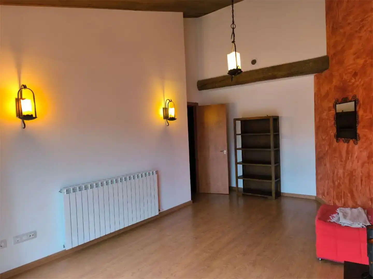 Sala d'estar de Pis de lloguer en Verdú amb Moblat i Balcó