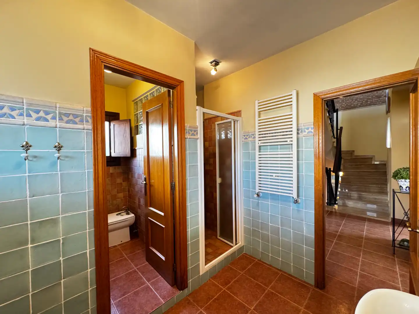 Badezimmer von Einfamilien-Reihenhaus zum Verkauf in Canet d'En Berenguer mit Klimaanlage, Heizung und Terrasse