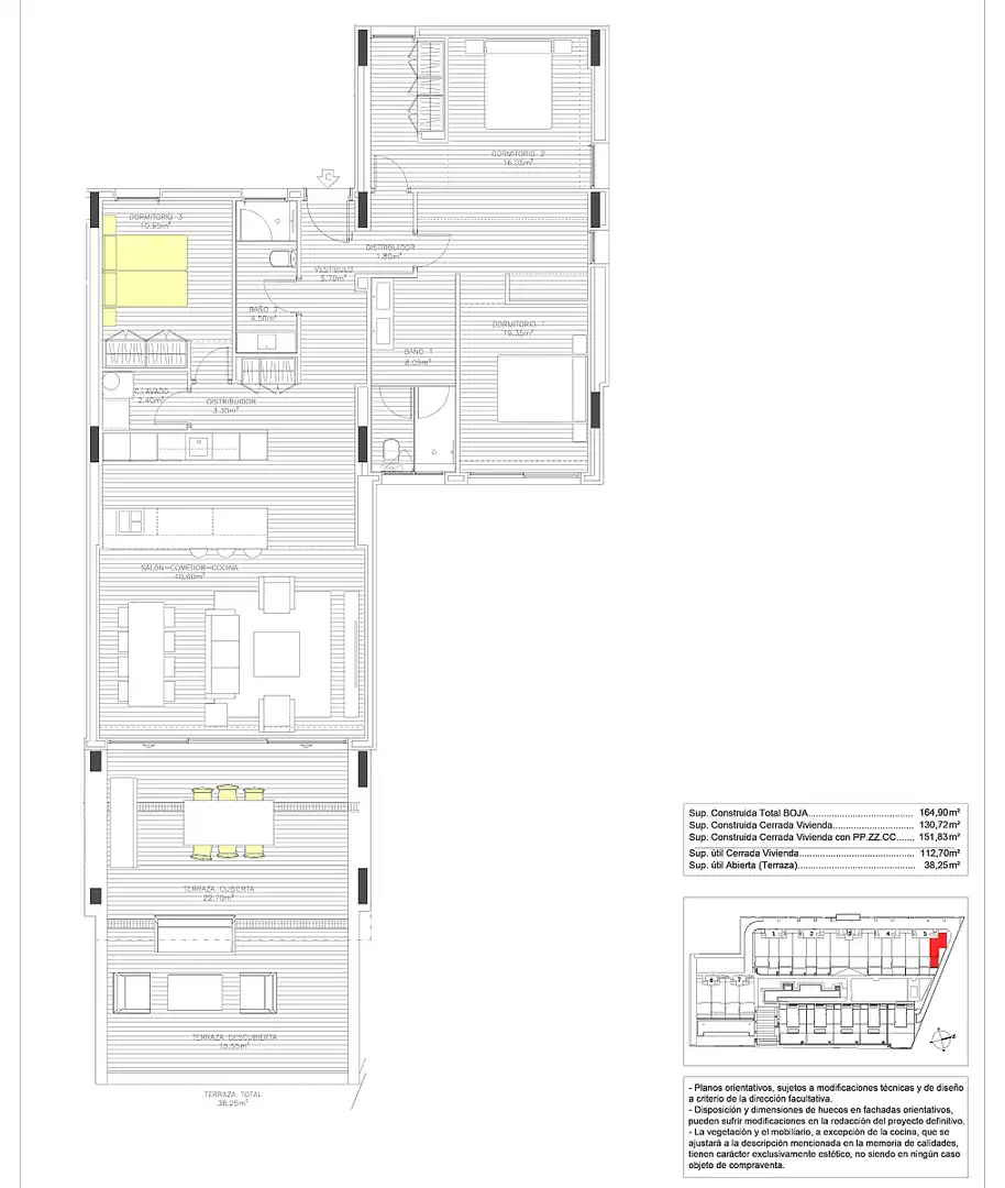 Appartement compact avec ascenseur à vendre à Alcorrín, imagen 16