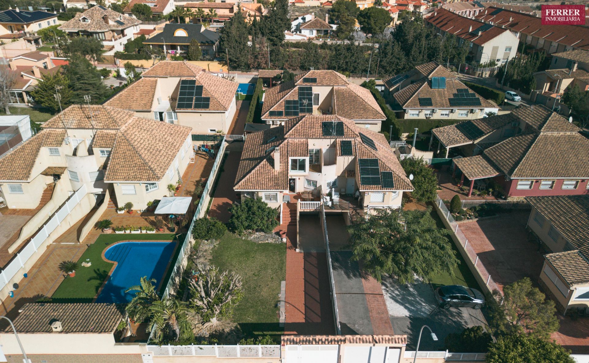 Exterior view of House or chalet for sale in Cartagena  with Air Conditioner, Private garden and Parquet flooring