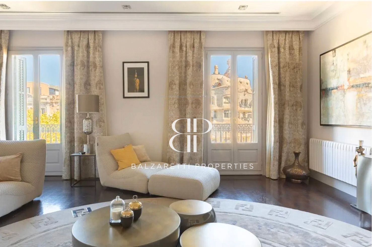 Living room of Flat to rent in  Barcelona Capital  with Air Conditioner, Heating and Parquet flooring