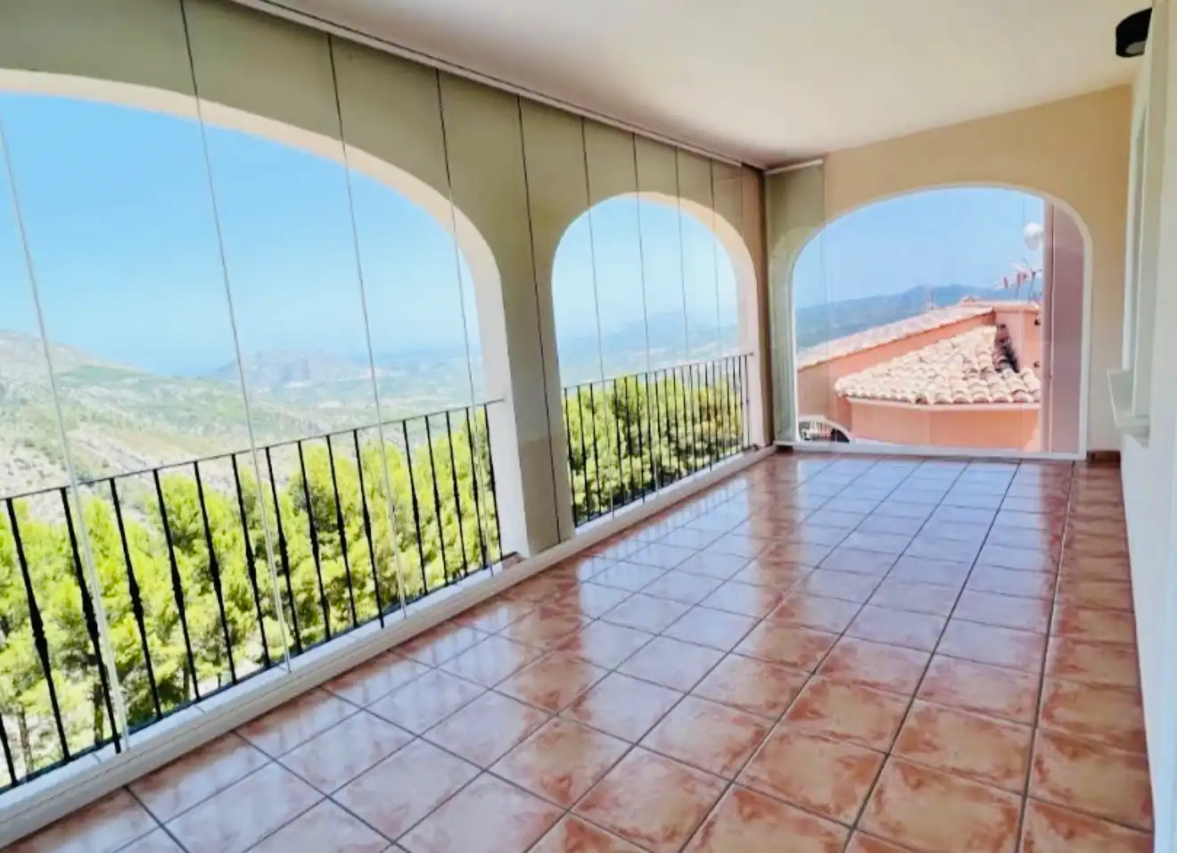 Terraza de Casa o chalet en venta en La Vall de Laguar con Aire acondicionado, Calefacción y Jardín privado