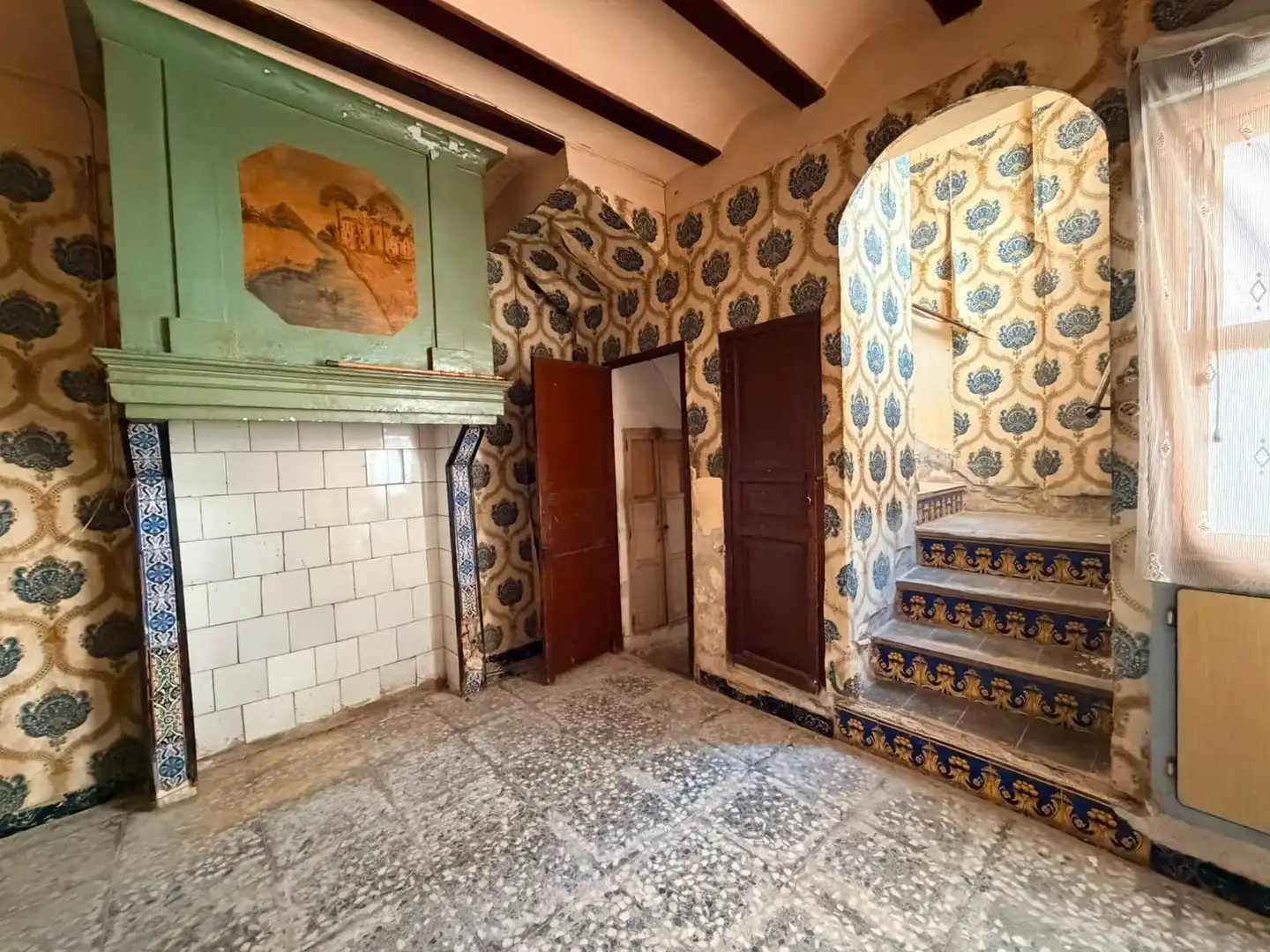 Cocina de Casa o chalet en venta en Enguera con Terraza