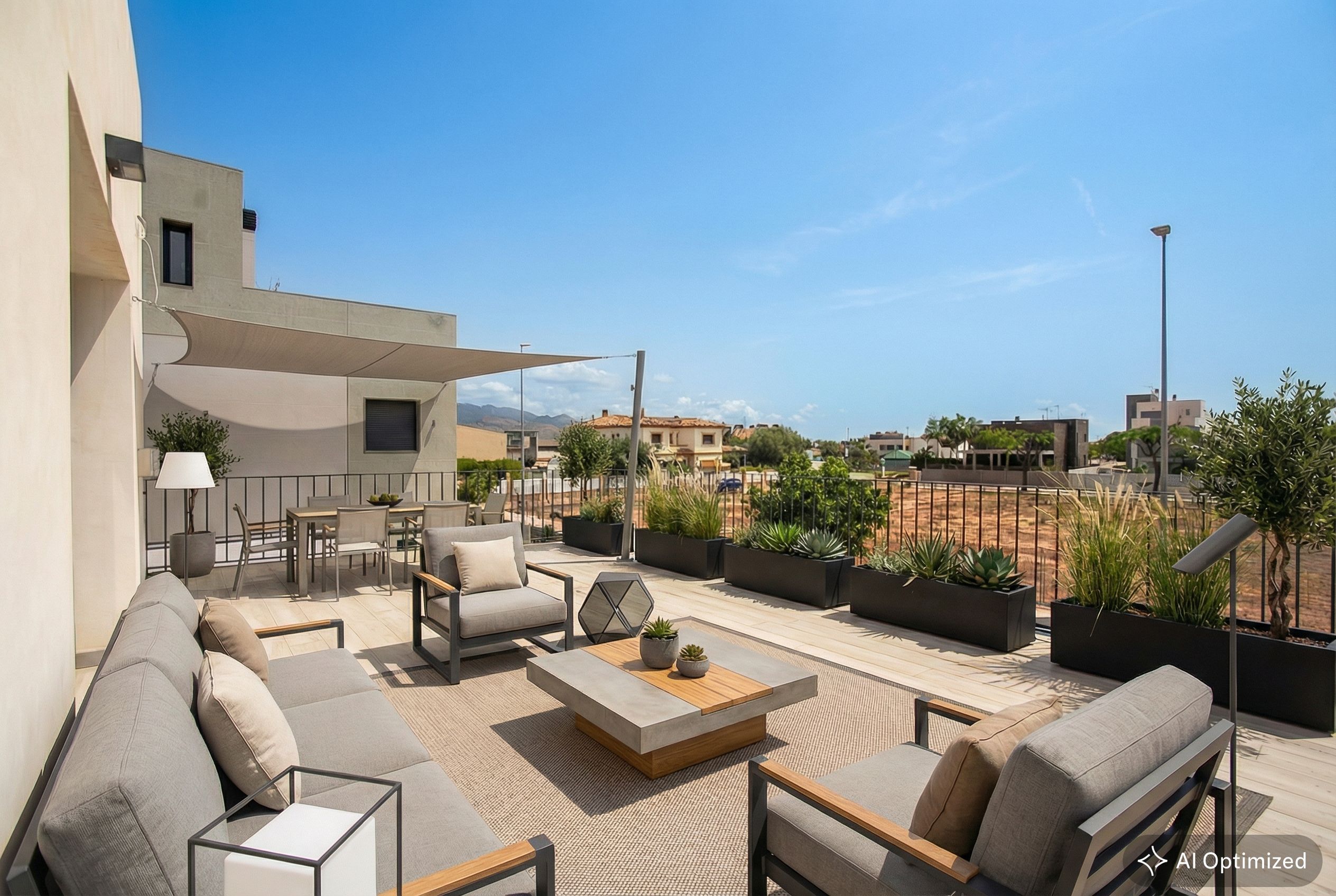 Terrassa de Casa o xalet en venda en Castellón de la Plana / Castelló de la Plana amb Aire condicionat, Calefacció i Jardí privat