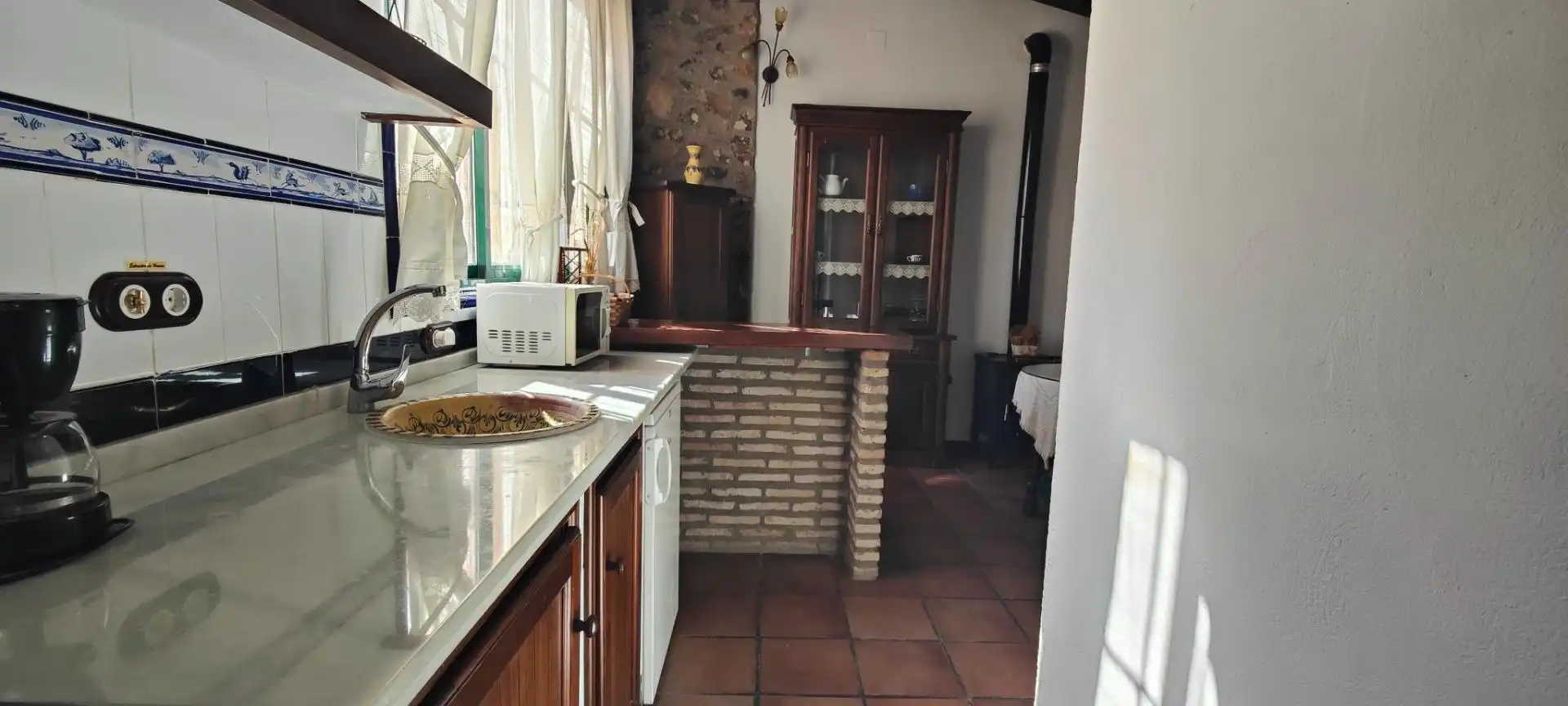 Cuina de Finca rústica en venda en La Lapa amb Aire condicionat, Jardí privat i Terrassa