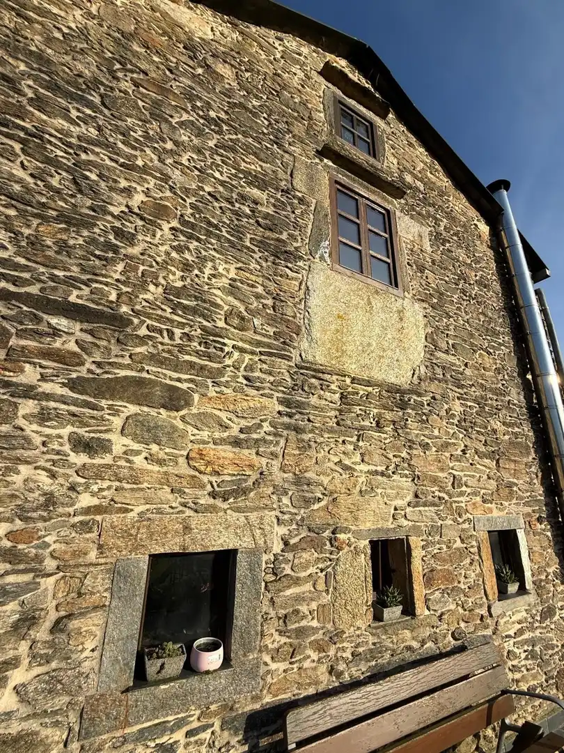 Vista exterior de Finca rústica en venta en Monfero con Calefacción, Jardín privado y Amueblado