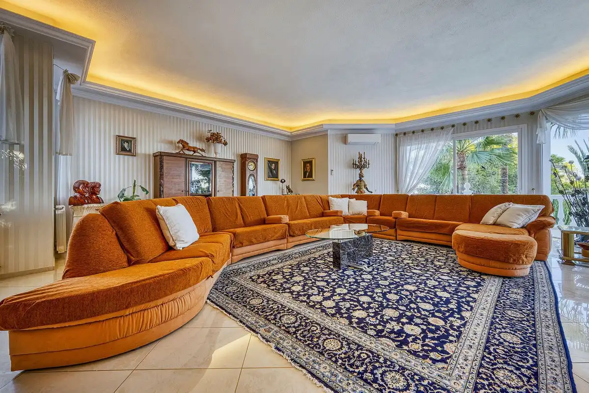Living room of Detached homes for sale in Marbella  with Air Conditioner, Terrace and Storage room