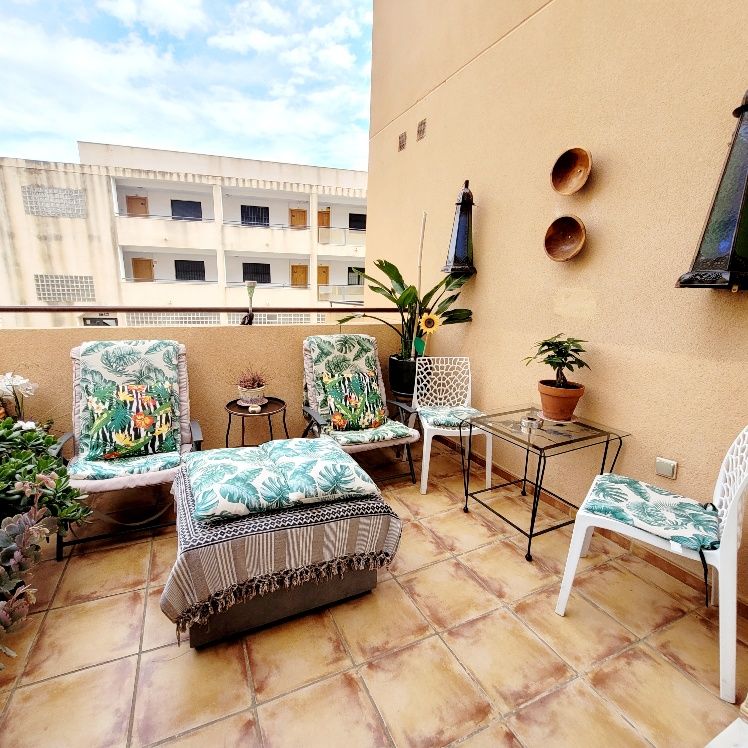 Terrace of Flat for sale in Vícar  with Terrace, Balcony and Jacuzzi