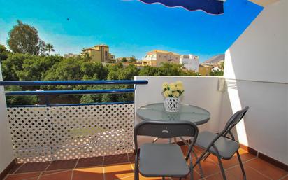 Exterior view of Apartment for sale in Benalmádena  with Air Conditioner, Heating and Private garden