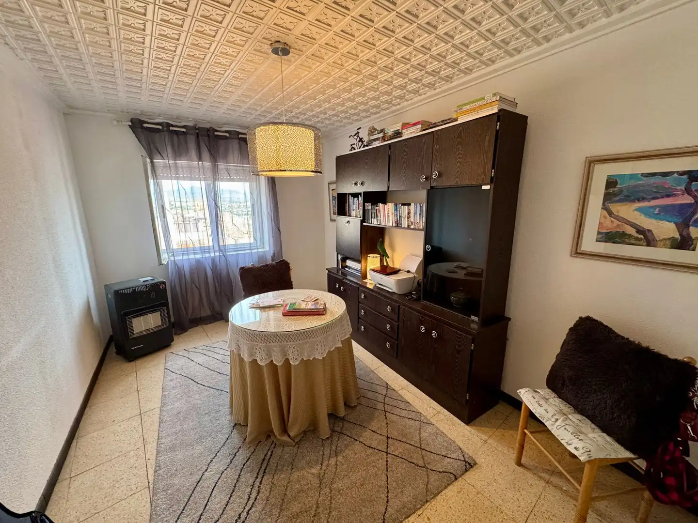 Living room of Flat for sale in Castalla  with Furnished