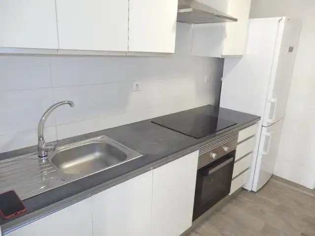 Küche von Wohnung zur Miete in Moncada mit Parkett, Möbliert und Ofen