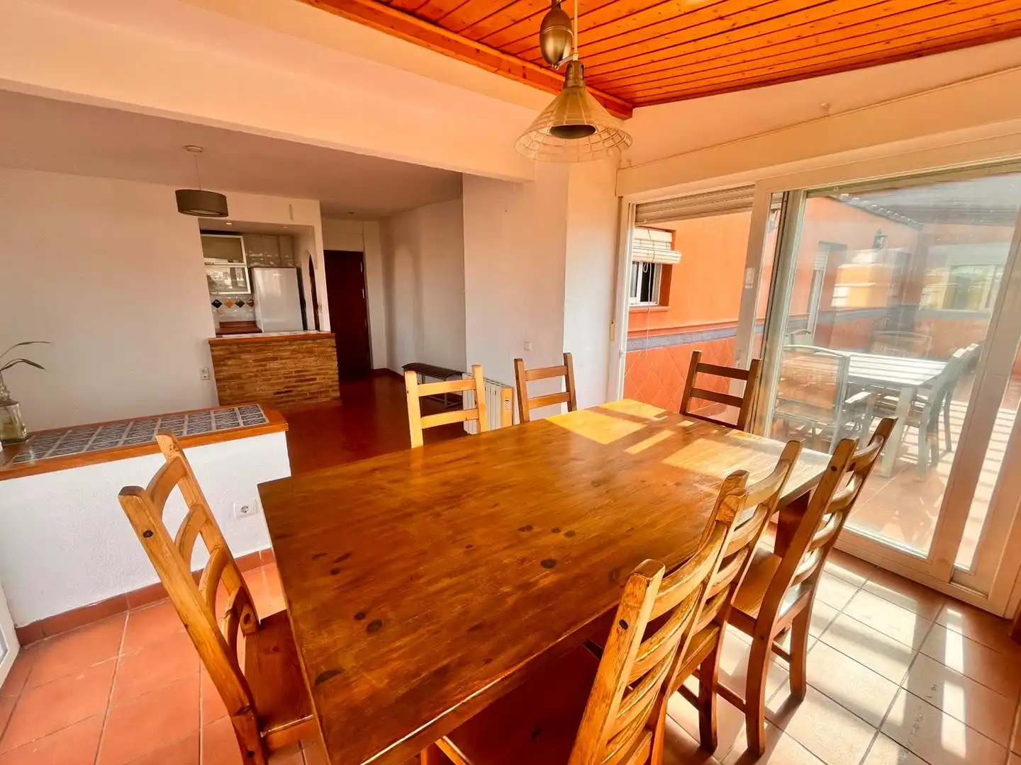 Esszimmer von Dachboden zur Miete in Córdoba mit Klimaanlage und Terrasse