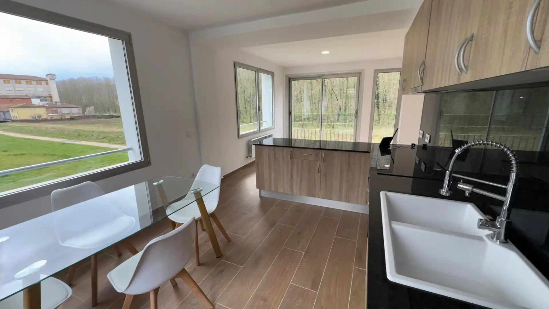 Cocina de Casa o chalet en venta en Sant Feliu de Pallerols con Parquet