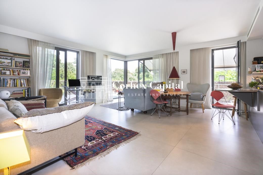 Sala d'estar de Planta baixa en venda en  Barcelona Capital amb Aire condicionat, Calefacció i Jardí privat