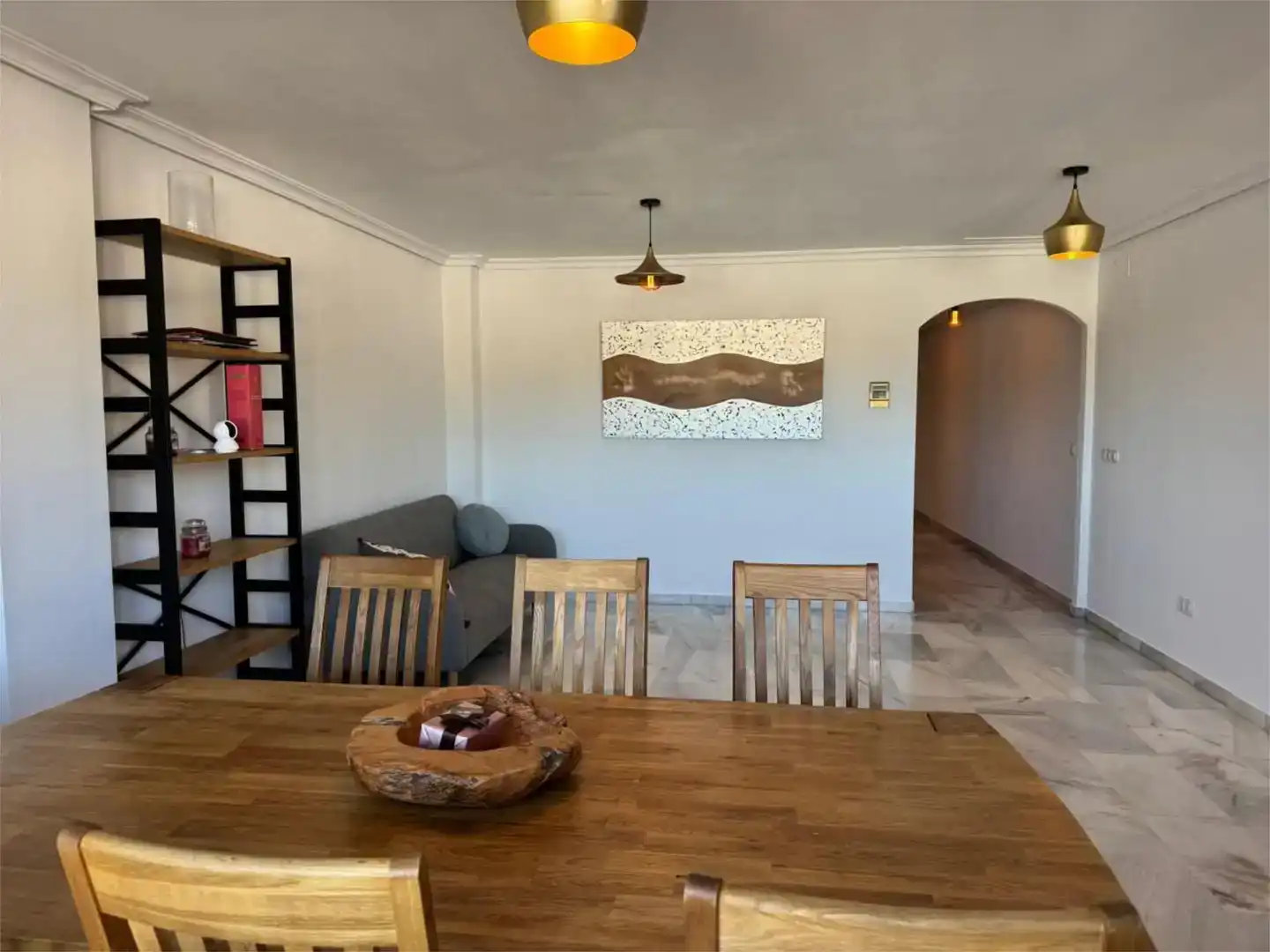 Menjador de Apartament en venda en Calpe / Calp amb Aire condicionat, Piscina i Balcó