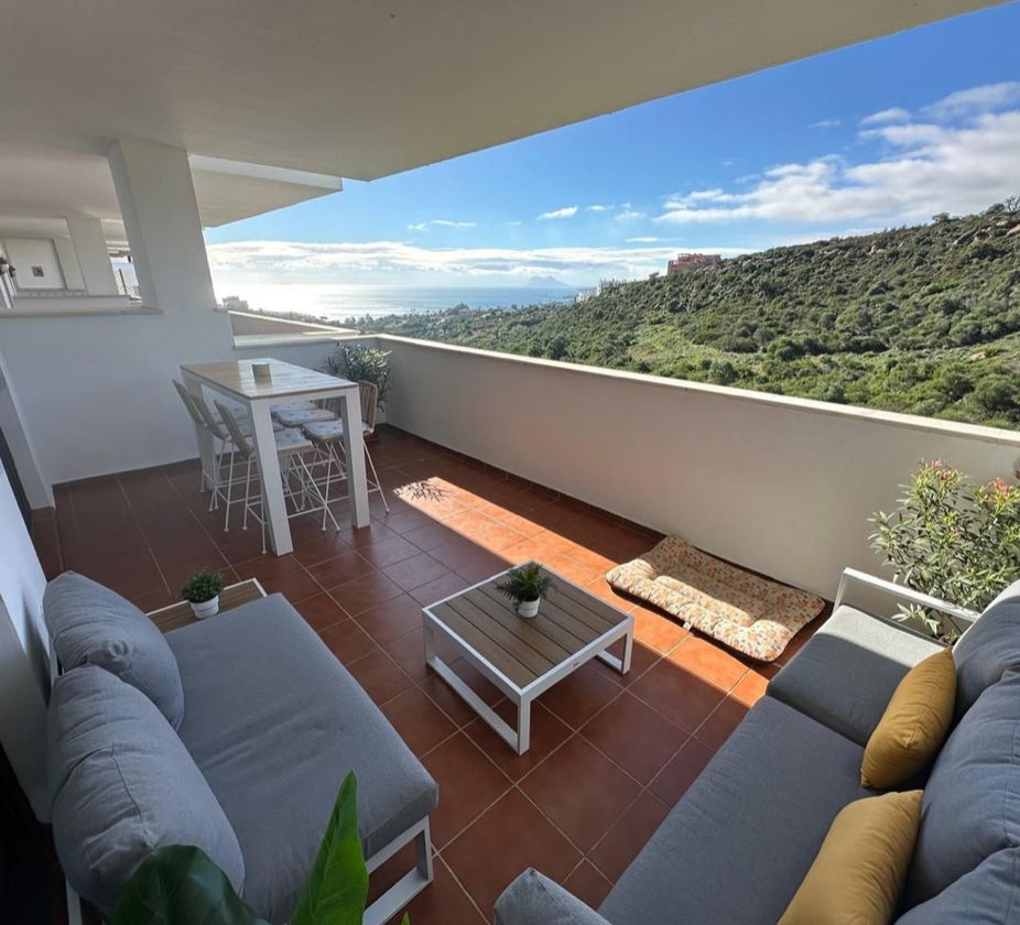 Terrace of Flat for sale in Manilva  with Terrace, Furnished and Oven